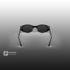 Ray-Ban Kylie Jenner Глянцевый Чёрный с Прозрачно-Серыми Линзами